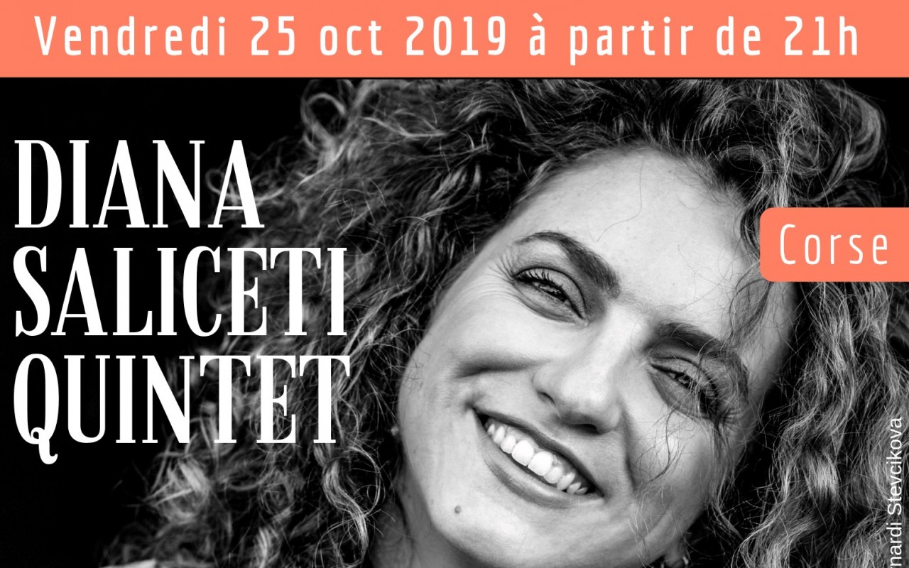 Diana Saliceti Quintet - 
Dans le cadre du Festival Jazz sur Seine 2019 - Photo : Petra Bernardi Stevcikova