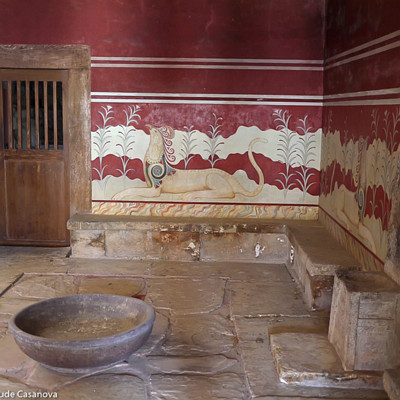 Palais de Knossos - Salle du Trône